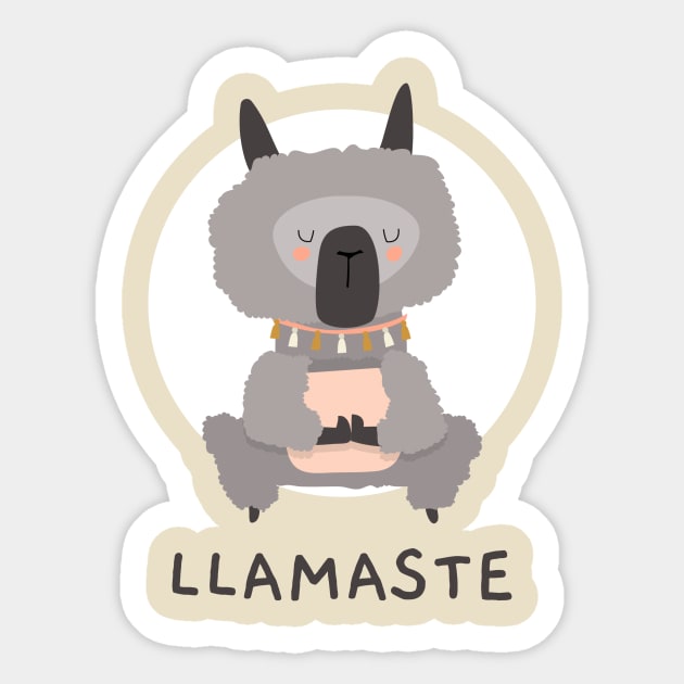 Llamaste Sticker by mattserpieces